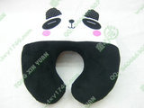 Korean version of u-shaped neck pillow Panda plush toy doll supplies automotive home samples