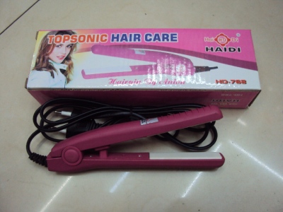 Hd-768 mini straightener with bangs and electric clippers