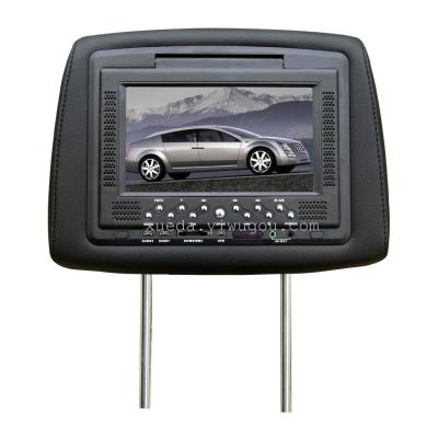 7 HD DVD headrest monitors car LCD Car headrest screens