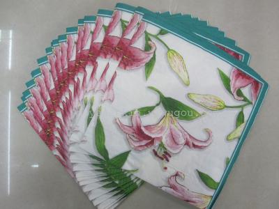 Color printed napkins, manufacturers direct print napkins, and paper.