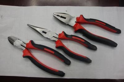 Wire clamp pliers flat oblique mouth nose