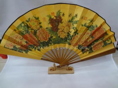 Factory direct sales 10 - inch bamboo - silk fan folding fan silk fan silk fan fan.