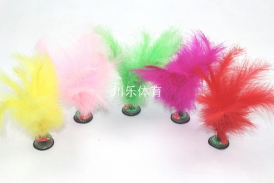 A large number of manufacturers supply rubber turkey feather shuttlecock shuttlecock spline