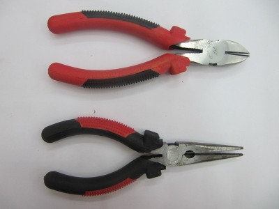 Wire strippers with needle-nosed pliers