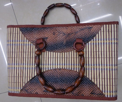 Factory Direct Sales 2014 New Beautiful and Elegant Economical and Practical Style Novel Foldable Portable Bamboo Bag