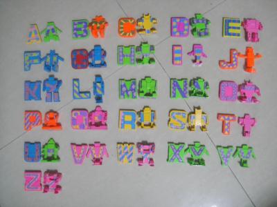 Deformation of the letters