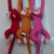 Factory Outlet 60 cm small monkeys called long arm bands and plush toys monkey color blending