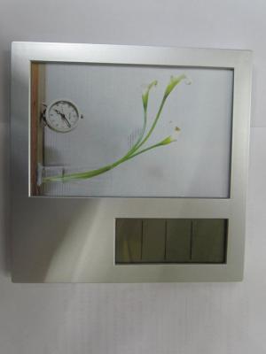 Photo frame calendar clock