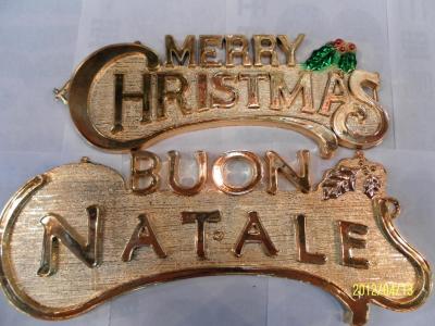 Christmas Decorative English Alphabet Card