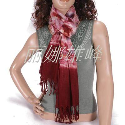 2014, foreign trade in the new stylish spell color cotton tie dye scarf scarves