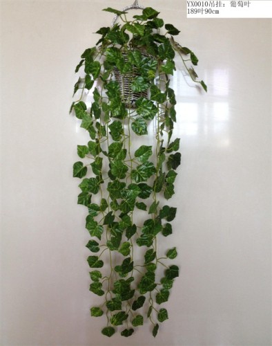 Simulation Wall Hanging Leaf Plastic Flowers Simulated Leaves Simulation Hualien Simulation Flower Plastic Leaf Plastic Lawn Artificial Grape Wall Hanging