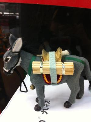 Donkey decoration craft imitation animal decoration toy decoration