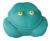 Frog sand water plate plastic