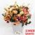 Factory Outlet 15 plastic fake flowers artificial autumn roses flowers