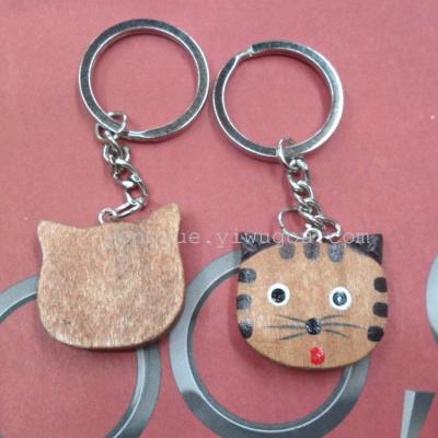Manufacturers spot supply wooden tiger key hanging mobile phone hanging accessories hanging