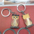 2015 new south Korean hot selling wooden key pendant mobile phone pendant accessories style