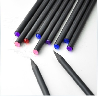 The Primary school prize stationery wholesale black wood water drill pen sketch brush children's gift pencils