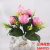 5 rose snow rose artificial flower plastic flowers flowers