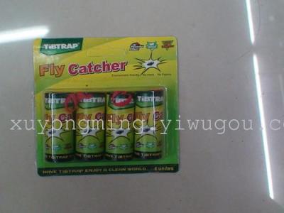 Eco-friendly volume of stick fly, stick fly, sticky rubber flies, fly paper, fly control, fly control volume