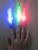 Finger nail lights 4 Pack finger fiber optic lamp light flash toys