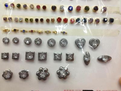 Imitation Taiwan domestic claw diamond jewelry accessories