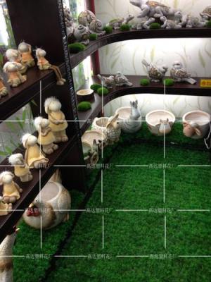 Simulation of four plastic lawn turf grass synthetic turf artificial grass carpet simulation of four turf lawn artificial grass