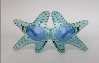 factory direct supply new al1231 ball fun glasses starfish transparent glasses