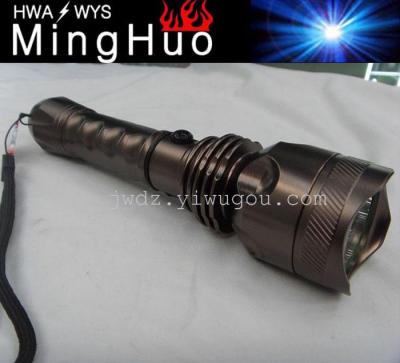 Highlights is suing/CREE T6 / waterproof/rechargeable/aluminum/bright LED flashlight