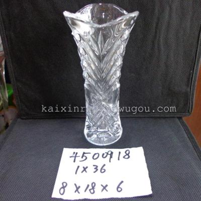 Manufacturers wholesale grade Crystal 18 high glass Vase glass