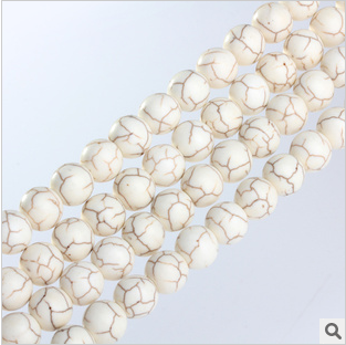 Natural crystal wholesale white beads beads semi finished DIY handmade jewelry accessories