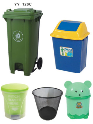 Plastic Trash Can/Wire Trash Can/Extra Large Trash Can/Step Trash Can/Outdoor Trash Bin