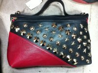 New style clutch bag fashion rivet pack evening pack small bag nail pack rivet pack