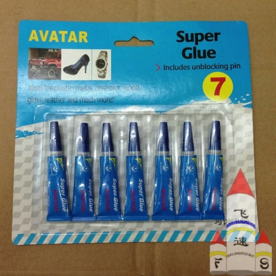 502 Glue Plastic Bottle Strong Glue 7 Suction Card Aluminum Tube Avatar