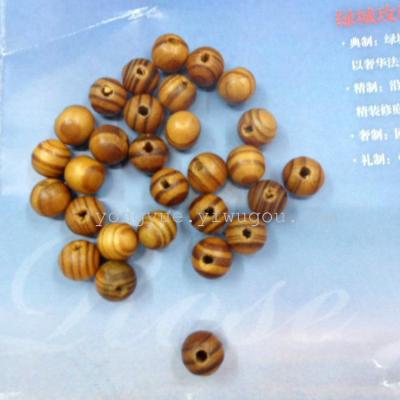 Spot supply 10 mm decorative pattern wooden beads, DIY accessories quality environmental protection, wooden beads