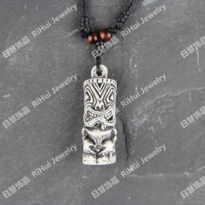 Travel to commemorate imitation yak bone necklace transhipment talismanic tribal pendant ancient American tribal X0395