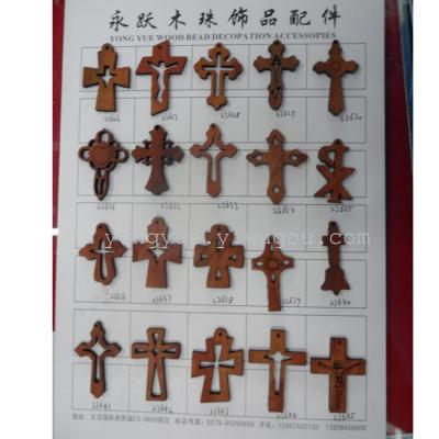 Supply wooden cross Catholic cross wooden crafts wooden products processing order/custom