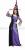 Halloween costumes Carnival costumes theatrical costume – graceful violet witch