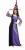 Halloween costumes Carnival costumes theatrical costume – graceful violet witch