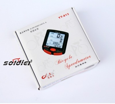 The four-screen mountain bike riding code meter shows waterproof /YT813 code meter with night light temperature