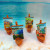 Classic sailboat resin crafts ornaments gifts sand table accessories