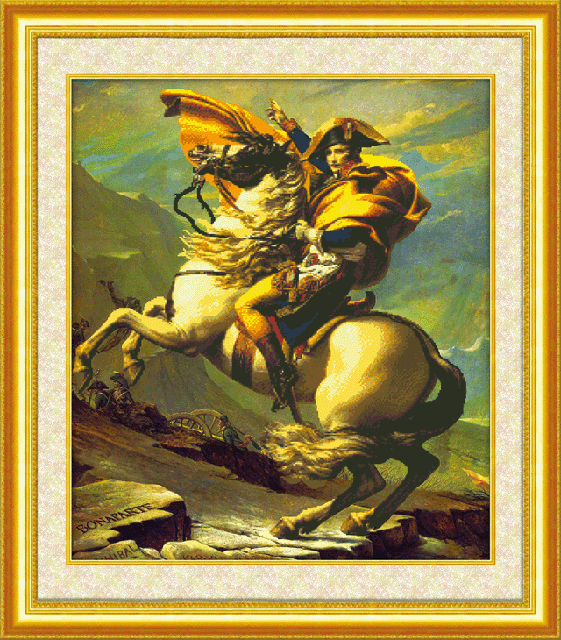 crafts cloth art material kit new living room wholesale diy cross stitch napoleon 5d0096