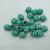 Green colored wood bead point name plum flower wood bead clothing accessories, all kinds of handicrafts beads