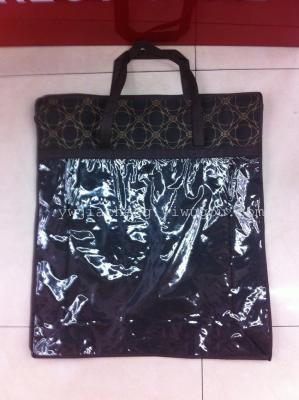Factory Direct Sales PVC Eco-friendly Bag Laminated Zipper Non-Woven Bag Underwear Non-Woven Bag Advertising Non-Woven Bag
