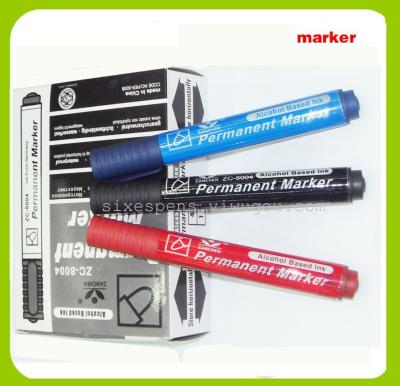 ZC-2004 Permanent  marker pen ,  stationery， oil pen 