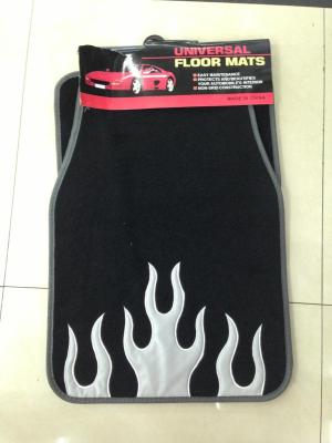 The four-piece universal foot mat carpet floor mat is used for five seasons.