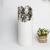 Gao Bo Decorated Home Pierced white porcelain vase Ceramic vase flower vase leaves home furnishings device