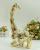 Gao Bo Decorated Home European ceramic ornaments ceramic giraffe giraffe deer Home Decoration