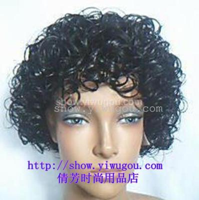 African curly hair  short wig  short hair set  Black hair
