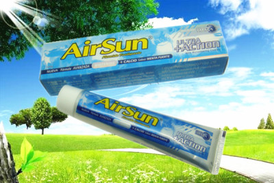 Airsun brand ultra action toothpaste
