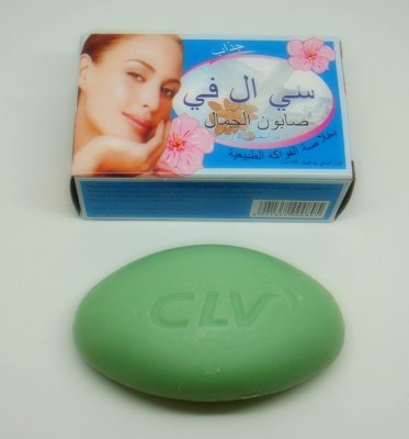 CLV brand almond toilet soap